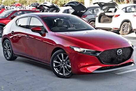 Red 2024 Mazda Mazda3 Hatch G25 GT F
