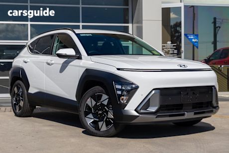 White 2025 Hyundai Kona SUV