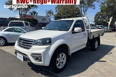 White 2018 Great Wall Steed Cab Chassis (4X2)