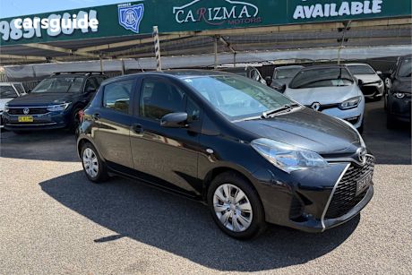 Black 2015 Toyota Yaris Hatchback Ascent
