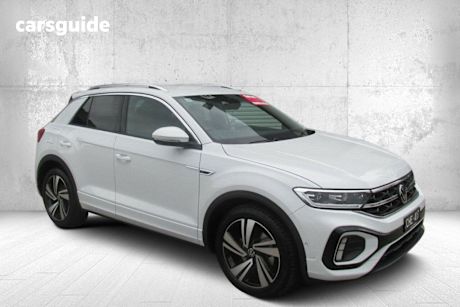 White 2022 Volkswagen T-ROC Wagon 140Tsi R-Line (Restricted Ftr)