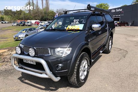 Grey 2015 Mitsubishi Triton Double Cab Utility Glx-R (4X4)