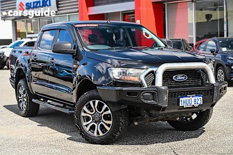 Black 2015 Ford Ranger Ute Tray XLS 4X4