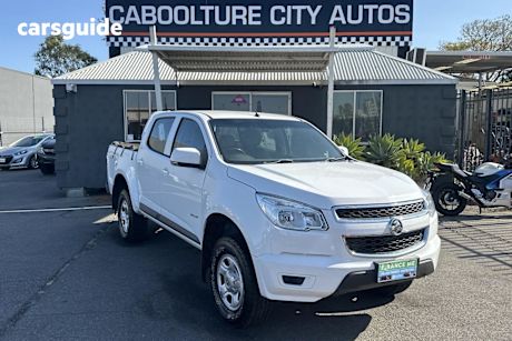 White 2014 Holden Colorado Crew Cab Pickup Ls (4X4)