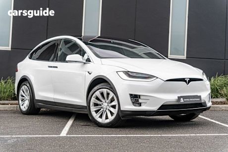 White 2019 Tesla Model X Wagon Long Range