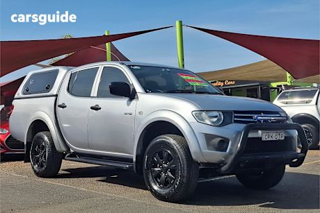 Silver 2009 Mitsubishi Triton Ute Tray GL-R R