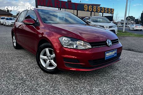 Red 2016 Volkswagen Golf Hatchback 92 Tsi