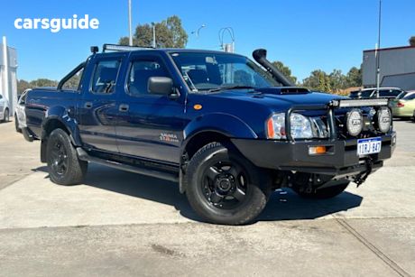 Blue 2014 Nissan Navara Ute Tray ST-R 4X4