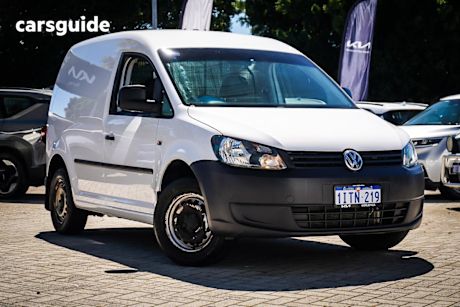 White 2015 Volkswagen Caddy Van Tsi160 Runner