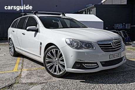 White 2014 Holden Calais SUV V R