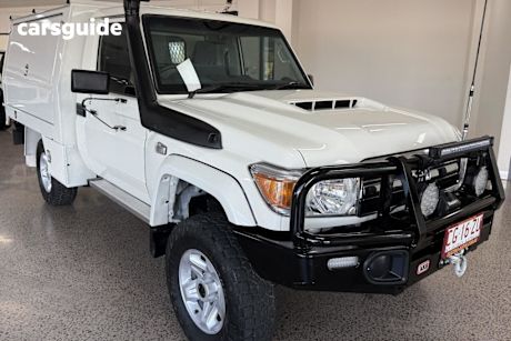 White 2022 Toyota Landcruiser Cab Chassis Lc79 Gxl