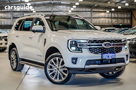 White 2024 Ford Everest SUV PLATINUM 4X4
