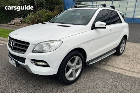White 2015 Mercedes-Benz ML250 Wagon Cdi Bluetec S.E.