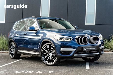 Blue 2017 BMW X3 Wagon Xdrive 30I