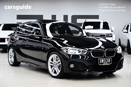 Black 2017 BMW 1 Hatch 125I M SPORT R