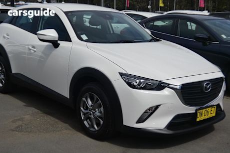 White 2024 Mazda CX-3 SUV G20 SPORT F