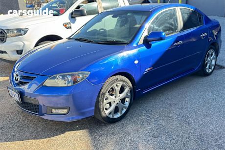 Blue 2008 Mazda Mazda3 Sedan SP23 F