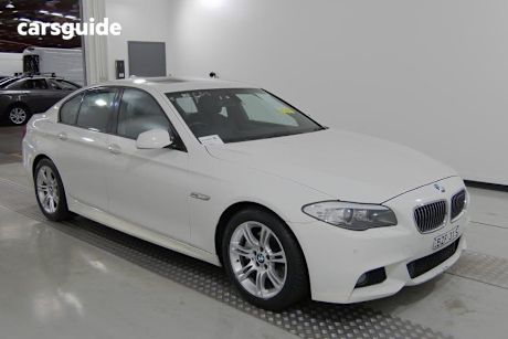 White 2010 BMW 5 Sedan 28I