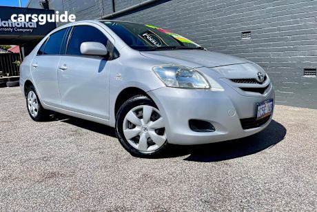 Silver 2007 Toyota Yaris Sedan YRS F
