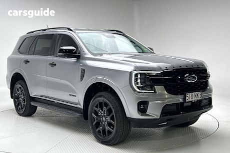 Silver 2024 Ford Everest SUV SPORT 4X4
