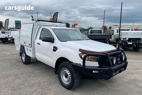 White 2019 Ford Ranger Ute Tray XL 4X4