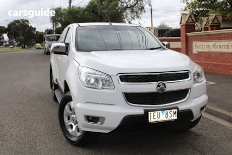 White 2014 Holden Colorado Space Cab Pickup Ltz (4X4)