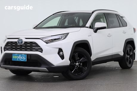 White 2020 Toyota RAV4 Wagon Cruiser Awd Hybrid