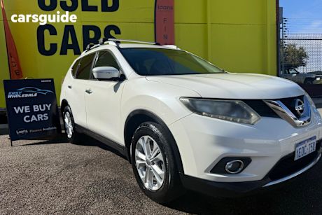 White 2014 Nissan X-Trail SUV ST-L F