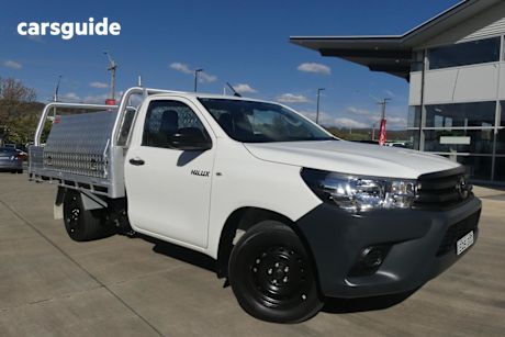 White 2020 Toyota Hilux Double Cab Pick Up Workmate