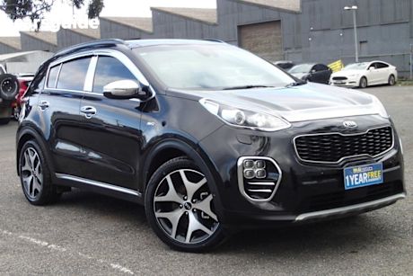 Black 2017 Kia Sportage Wagon Gt-Line (Awd)