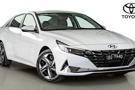 White 2021 Hyundai I30 Sedan ACTIVE F