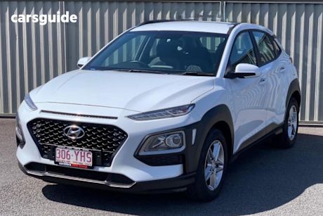 White 2017 Hyundai Kona Wagon Active Awd