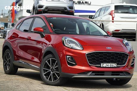 Red 2020 Ford Puma Hatchback