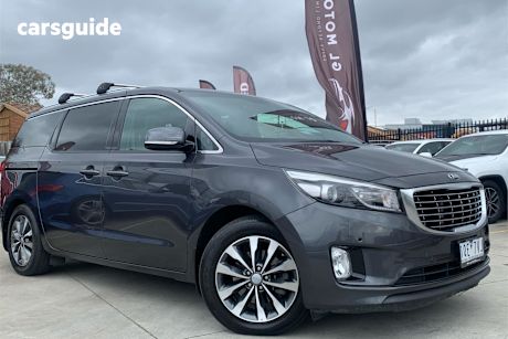 Grey 2017 Kia Carnival SUV SLI F