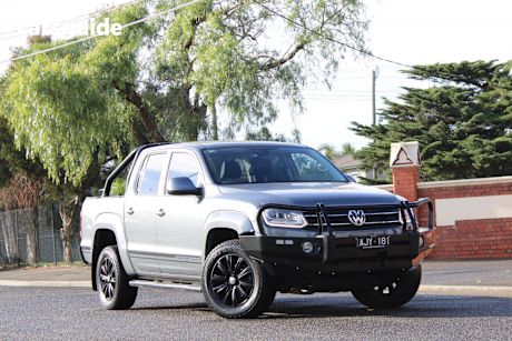 Grey 2016 Volkswagen Amarok Dual Cab Utility Tdi420 Atacama (4X4)