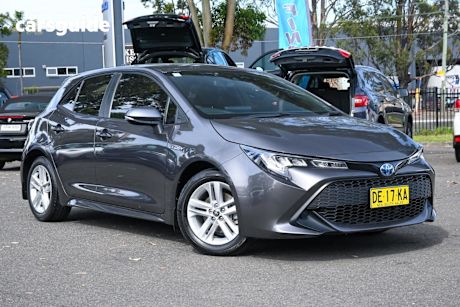 Grey 2022 Toyota Corolla Hatch ASCENT SPORT HYBRID F