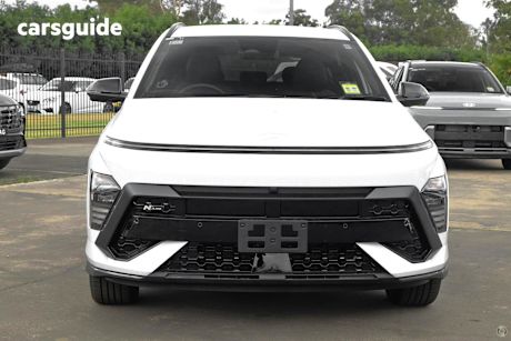 White 2025 Hyundai Kona SUV HYBRID PREMIUM N LINE F