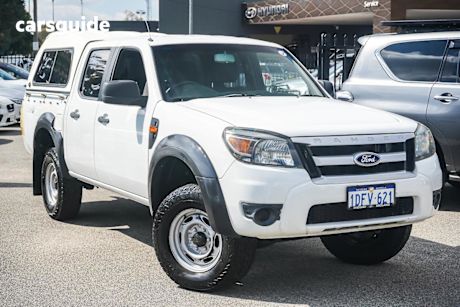 White 2010 Ford Ranger Dual Cab Pick-up Xl (4X4)