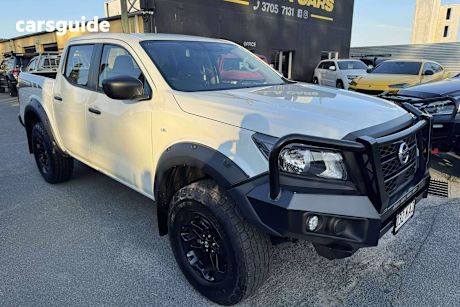 White 2023 Nissan Navara Ute Tray SL WARRIOR 4X4