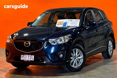 Blue 2013 Mazda CX-5 Wagon Maxx Sport (4X2)