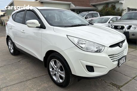 White 2012 Hyundai IX35 SUV ACTIVE F