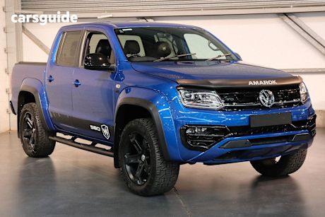 Blue 2020 Volkswagen Amarok Ute Tray TDI580 W580S 4X4