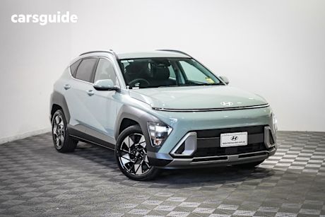 Green 2025 Hyundai Kona SUV HYBRID ELITE F