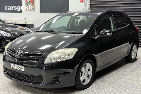 Black 2010 Toyota Corolla Hatch ASCENT F