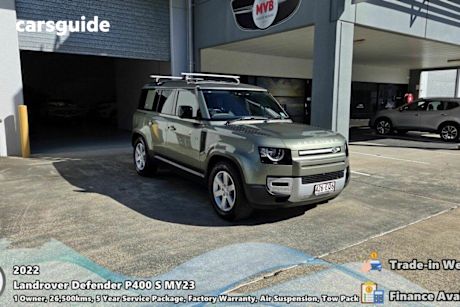 Green 2022 Land Rover Defender Wagon 110 P400 S (249Kw)