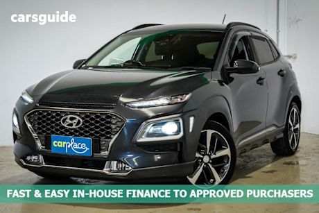 Grey 2017 Hyundai Kona Wagon Highlander (Awd)