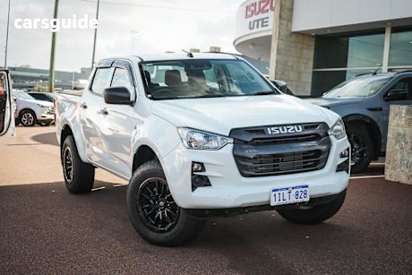 White 2023 Isuzu D-MAX Crew Cab Utility Sx (4X4)