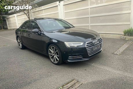 Black 2017 Audi A4 Sedan SPORT 4WD