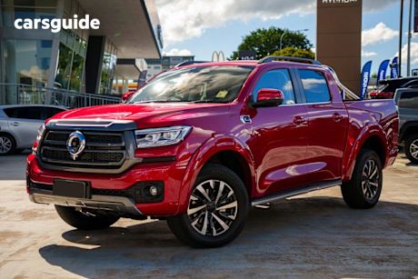 Red 2025 GWM Cannon Dual Cab Utility Ultra (4X4)