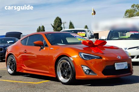 Orange 2012 Toyota 86 Coupe GTS R